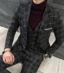 ( Jacket + Vest + Pants ) Premium Brand Fine Men's Slim Formal Business Suit Groom's Best Man Wedding Party Dress Suits 3 piezas