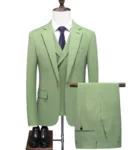 27 Colors ( Blazer + Vest + Pants ) Boutique Fashion Plaid Formal Office Business Mens Suit Three Pieces Groom's Wedding Dress