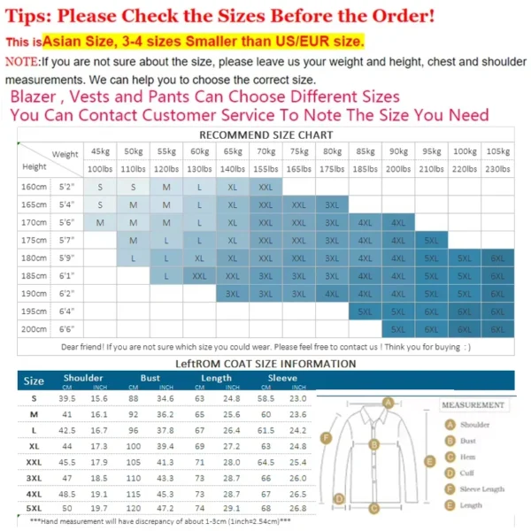 ( Jacket + Vest + Pants ) Premium Brand Fine Men's Slim Formal Business Suit Groom's Best Man Wedding Party Dress Suits 3 piezas - Image 4